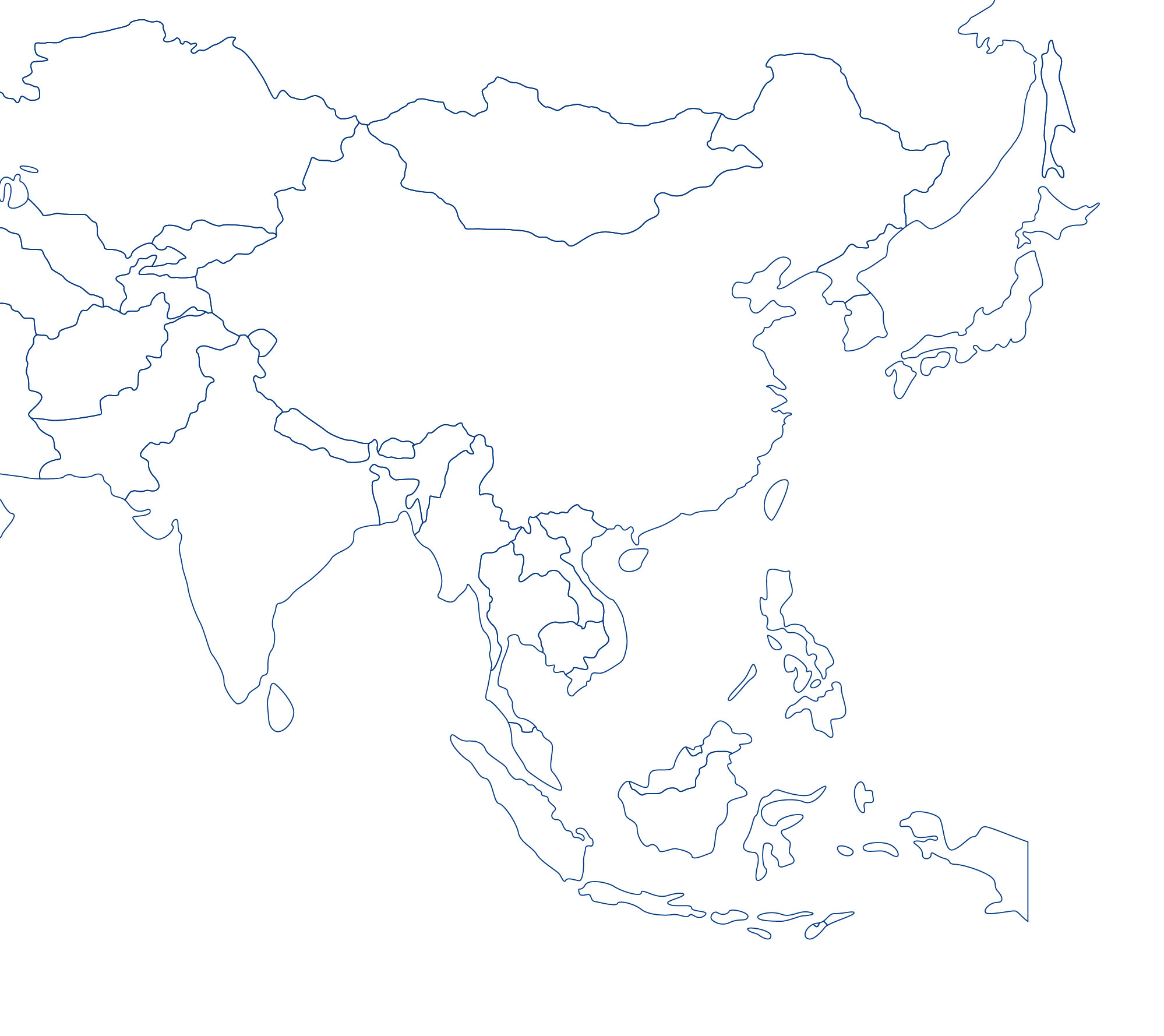 Map of Asia